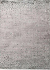 Handgeweven laagpolig viscose vloerkleed Dotto