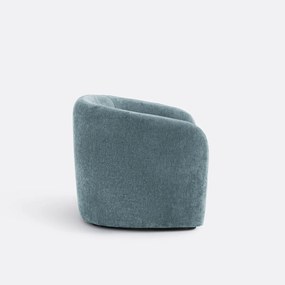 Fauteuil in fijne chenille, LANDINE
