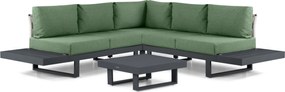 Hoek loungeset 5 personen Aluminium Grijs  Lifestyle Garden Furniture Lorenzo