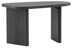Organische Bijzettafel Zwart - 45 X 70cm.