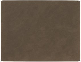 Leren placemats Square Nupo, 4-delig