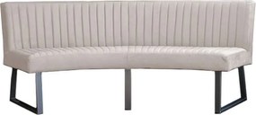 Eetkamerbank - Hengelo - stof Element zand 17 - geschikt voor ovale tafel 200 cm