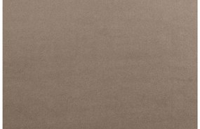 Goossens Bank Suite bruin, stof, 3-zits, elegant chic met ligelement links