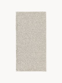 Dik gevlochten wollen vloerkleed Bruna