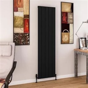 Eastbrook Charlton radiator 45x180cm aluminium 1391W zwart mat