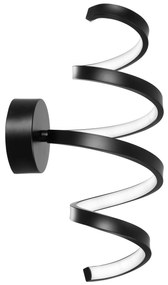 WANDLAMP LED SPRING APP826-W ZWART MAT