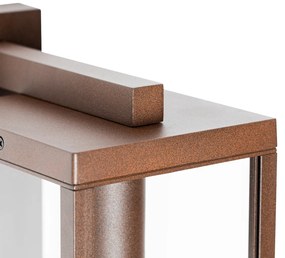 Smart buiten wandlantaarn roestbruin IP44 incl. Wifi ST64 - Charlois