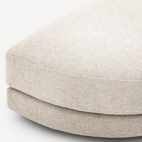 Modulaire voetensteun van gestructureerde viscose en linnen, TIBERIO