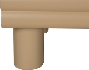Mat Dressoir Met Strepen Zandkleur 150 Cm - 150x40x75cm.