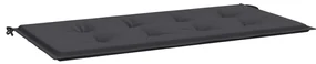 vidaXL Tuinbankkussen 100x50x3 cm zwart