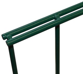 vidaXL Dubbelstaafmatten 2,008x2,23 m 12 m (totale lengte) groen