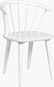 Houten eetstoelen Carmen van rubberhout, 2-delig