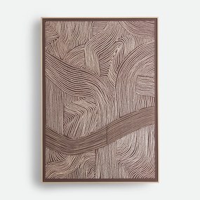 3D-geprint schilderij, breedte 85 x hoogte 120 cm, DUNA