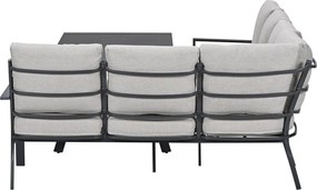 Garden Impressions Senja lounge dining set 3-delig rechts - sandstone