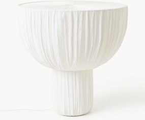 Grote tafellamp Maeva van stof, H 55 cm
