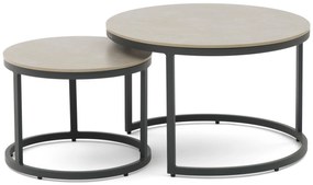 Hoek loungeset 5 personen Aluminium/rope Grijs  Coco Puerto/Santander