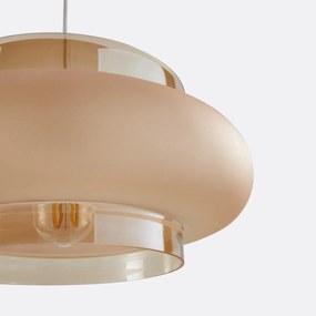 Hanglamp in gekleurd glasØ40 cm, Triana