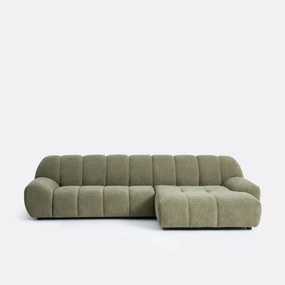 Hoekbank rechts, reliëfstof, Nuria