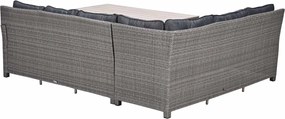Garden Impressions Jaru lounge dining set 6-delig links - light teak vironwood