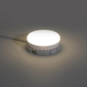 Set van 5 GX53 dim to warm LED lampen 7W 750 lm 2700K-4000K