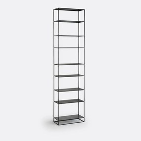 Hogeétagère in staalmetaal H240 cm, Hiba