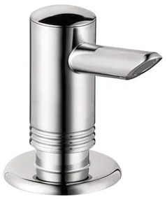 Hansgrohe dispenser vo zeep/afwasmiddel brushed black chrome 40418340