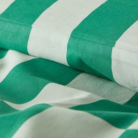 Dekbedovertrek 50% gerecycled katoen, Tabaka groen