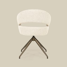 Eetstoel Brons Frame Beige