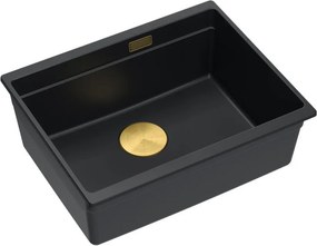 granieten spoelbak Logan 100 Black