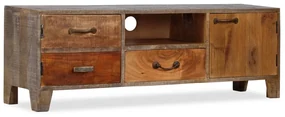 vidaXL Tv-meubel vintage 118x30x40 cm massief hout