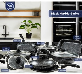 Westinghouse Koekenpan Ø28 cm Black Marble