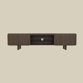 Retro Tv-meubel Hout 200 Cm - 180x40x55cm.