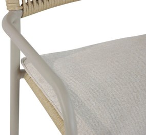 Tuinset 4 personen 180 cm Aluminium/Rope Taupe Coco Penya/Milou