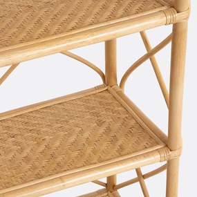 Wandrek in rotan, 5 legplanken, Malu