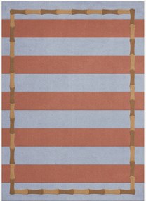 Handgeweven wollen vloerkleed Bamboo