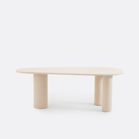 Eettafel, betonlook, langwerpige vorm, 6 couverts, OYATA