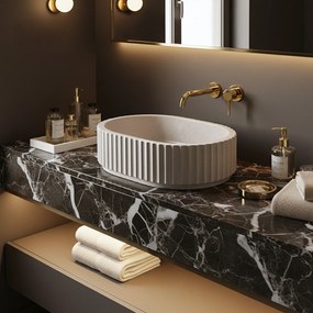 Opzetwastafel Rea Margaret Beige