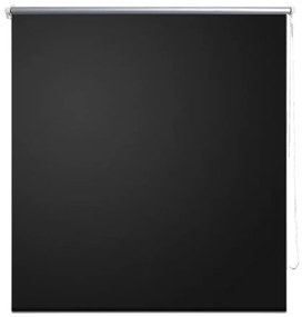 vidaXL Rolgordijn verduisterend 120 x 230 cm zwart