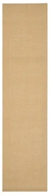 vidaXL Vloerkleed 80x350 cm natuurlijk sisal