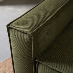 Tweepersoons Slaapbank Ribstof Groen