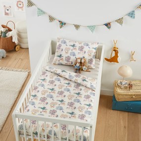 Baby bedset 50% in gerecycled katoen, Jungala