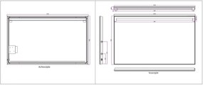 Mueller Beam spiegel met LED verlichting condensvrij 100x60cm