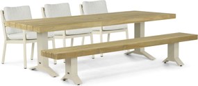 Picknick Set 6 personen 260 cm Aluminium/rope Taupe Coco Sevilla/Superior
