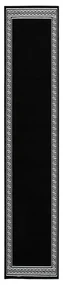 vidaXL Tapijtloper 80x500 cm BCF zwart met motief