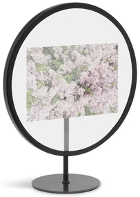 Umbra Infinity fotolijst 22x27x10cm staand rond Iron zwart 1012271-040