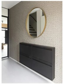 Pippen Industrieel Schoenenkast 1 Lade Zwart Metaal | Redin Design | Metaal | Zwart   | Cavetown