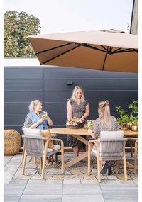 Garden Impressions Alora tuinset 7-delig - Tamako tuintafel ovaal 220x115 cm