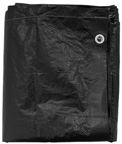 vidaXL Tuinmeubelhoes L-vormig 12 oogjes 250x250x90 cm