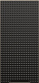 Comad Luxor Black halfhoge kast 75cm zwart