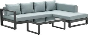 Garden Impressions Kiki loungeset 3-delig links - mint grijs